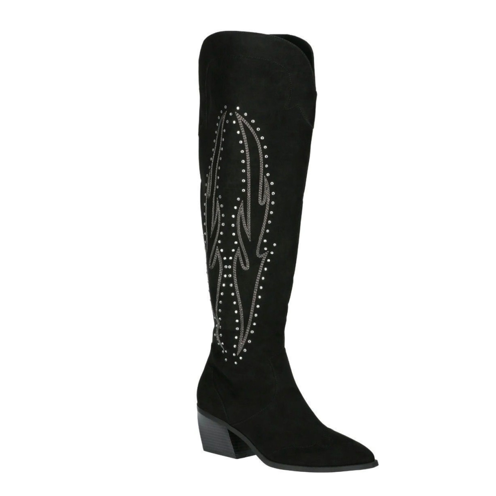 Western Suede Tall Boot Size 7 NWT